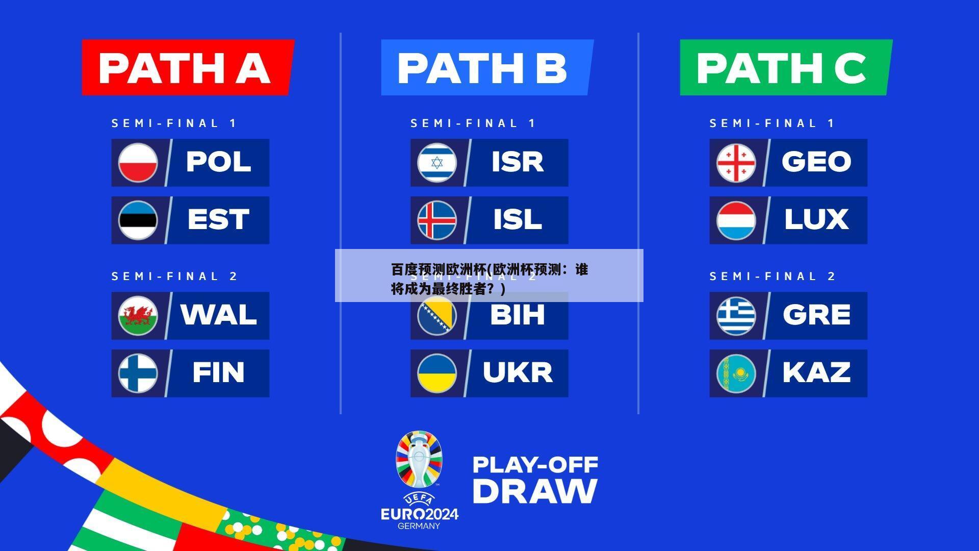 百度预测欧洲杯(欧洲杯预测：谁将成为最终胜者？)